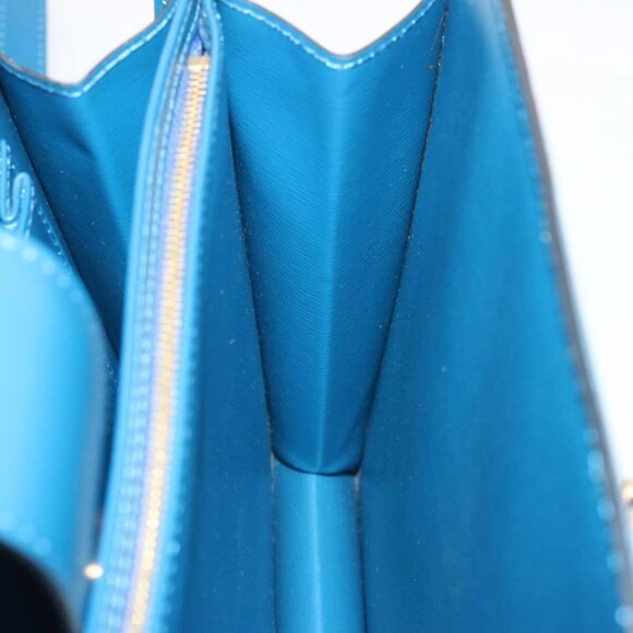 LOUIS VUITTON Epi Capuchin Shoulder Bag Blue - Picture 14 of 16